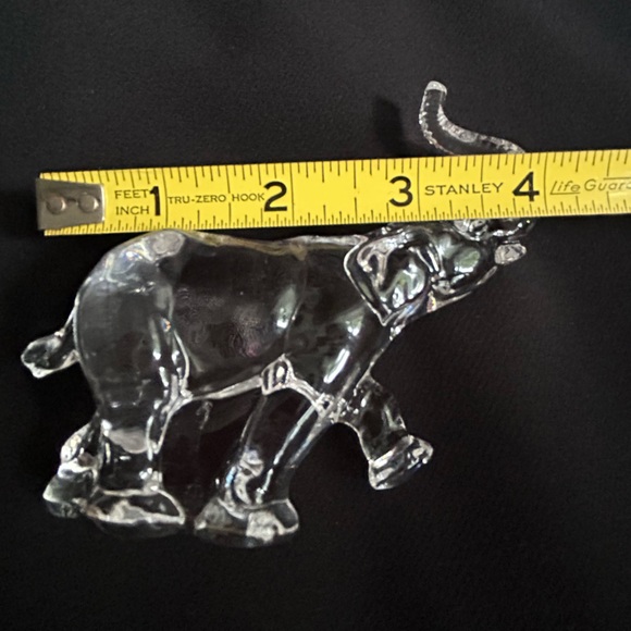 Lenox Elephant Figurine Full Lead Crystal, Trunk Up. Made in Germany - Picture 7 of 8